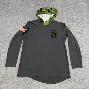 Baylor Bears Shirt‎ Hoodie Mens Medium NCAA Football Nike On-Field Camo Pullover